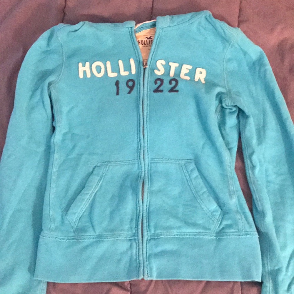 Hollister zip up hoodie